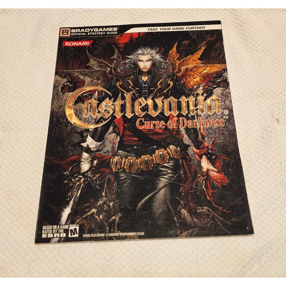 Castlevania Curse of Darkness BradyGames Official Strategy Guide PS2 2005